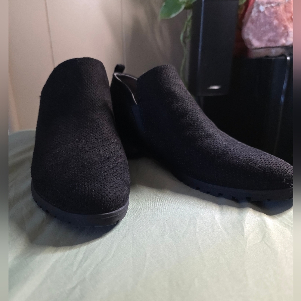🌟 Dr SCHOLLS Women's Black Slip-On Shoes Size 8